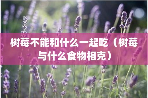树莓不能和什么一起吃（树莓与什么食物相克）