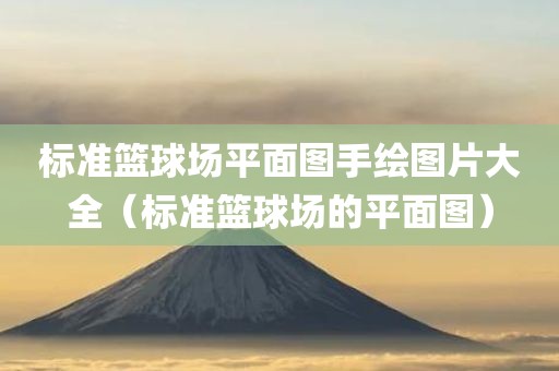 标准篮球场平面图手绘图片大全(标准篮球场的平面图) 标准篮球场平面图手绘图片大全(标准篮球场的平面图)