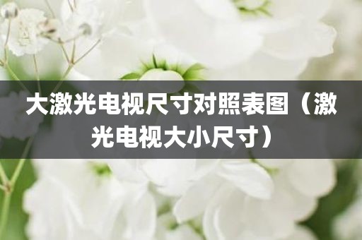 大激光电视尺寸对照表图（激光电视大小尺寸）