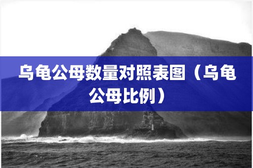乌龟公母数量对照表图（乌龟公母比例）