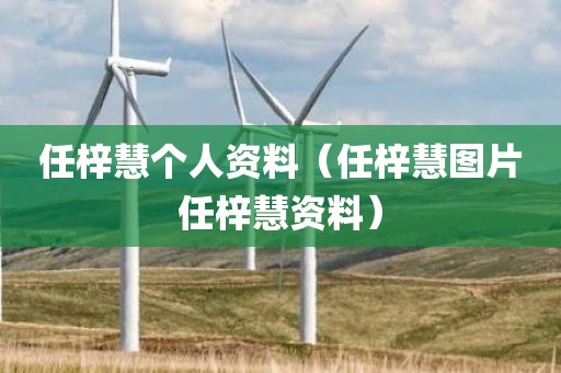 任梓慧个人资料（任梓慧图片任梓慧资料）