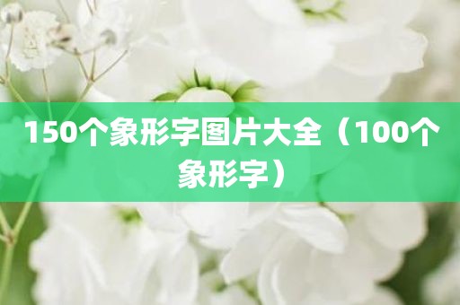 150个象形字图片大全（100个象形字）