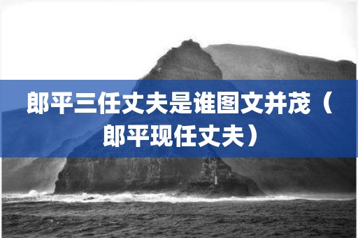 郎平三任丈夫是谁图文并茂（郎平现任丈夫）