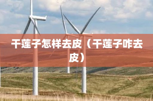 干莲子怎样去皮（干莲子咋去皮）