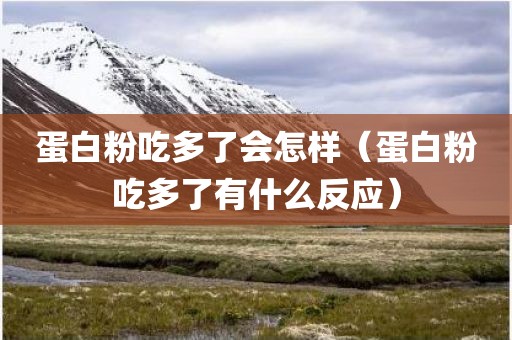 蛋白粉吃多了会怎样（蛋白粉吃多了有什么反应）