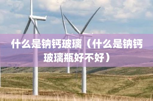什么是钠钙玻璃（什么是钠钙玻璃瓶好不好）