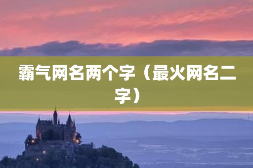 霸气网名两个字(最火网名二字) 霸气网名两个字(最火网名二字)