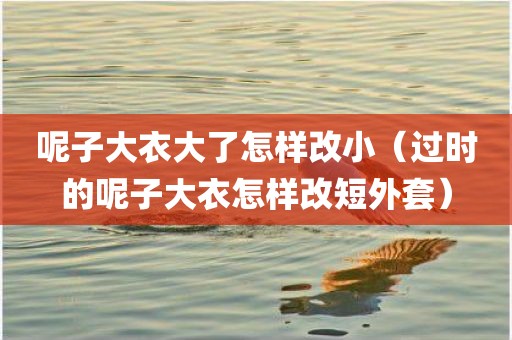 呢子大衣大了怎样改小（过时的呢子大衣怎样改短外套）