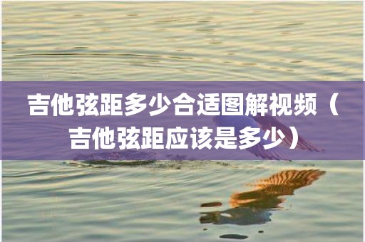 吉他弦距多少合适图解视频（吉他弦距应该是多少）