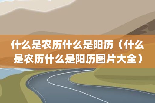 什么是农历什么是阳历（什么是农历什么是阳历图片大全）