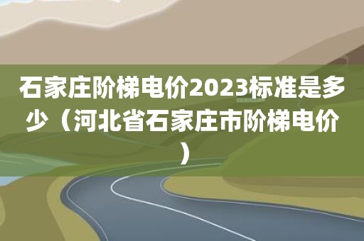 石家庄阶梯电价2023标准是多少(河北省石家庄市阶梯电价)