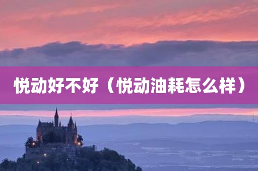 悦动好不好（悦动油耗怎么样）