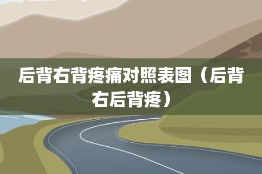 后背右背疼痛对照表图（后背右后背疼）