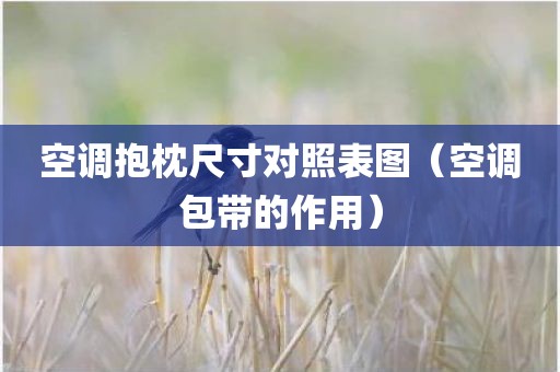 空调抱枕尺寸对照表图（空调包带的作用）