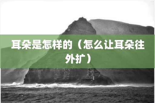 耳朵是怎样的（怎么让耳朵往外扩）