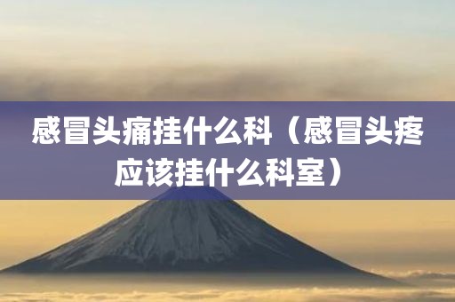 感冒头痛挂什么科（感冒头疼应该挂什么科室）