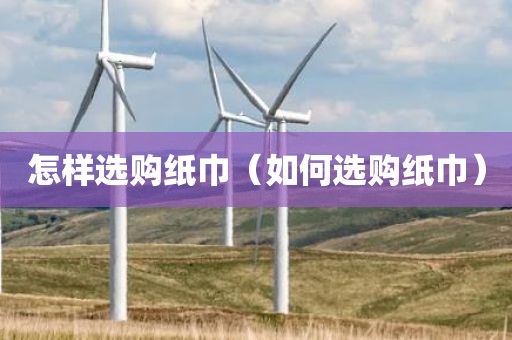 怎样选购纸巾（如何选购纸巾）