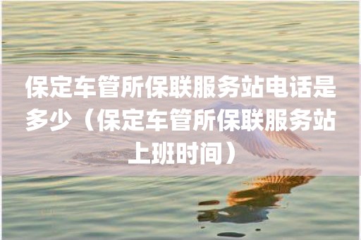 保定车管所保联服务站电话是多少（保定车管所保联服务站上班时间）