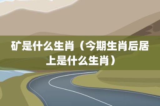 矿是什么生肖（今期生肖后居上是什么生肖）