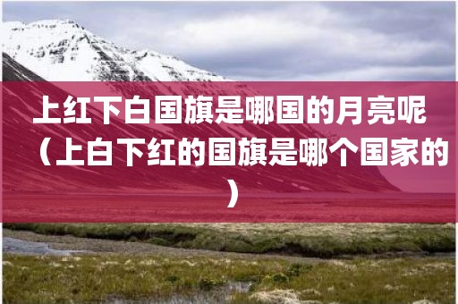 上红下白国旗是哪国的月亮呢（上白下红的国旗是哪个国家的）