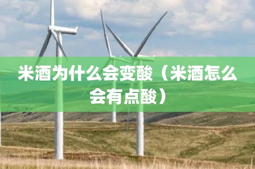 米酒为什么会变酸（米酒怎么会有点酸）