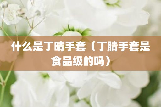 什么是丁晴手套（丁腈手套是食品级的吗）