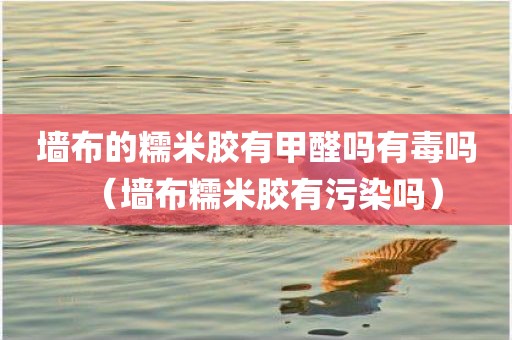 墙布的糯米胶有甲醛吗有毒吗（墙布糯米胶有污染吗）