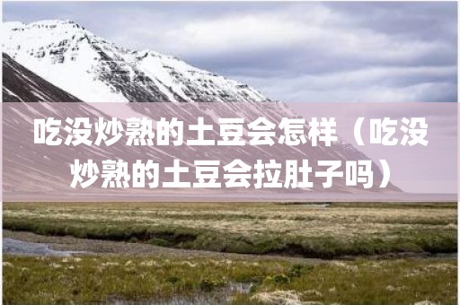 吃没炒熟的土豆会怎样（吃没炒熟的土豆会拉肚子吗）