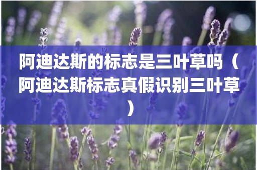 阿迪达斯的标志是三叶草吗（阿迪达斯标志真假识别三叶草）