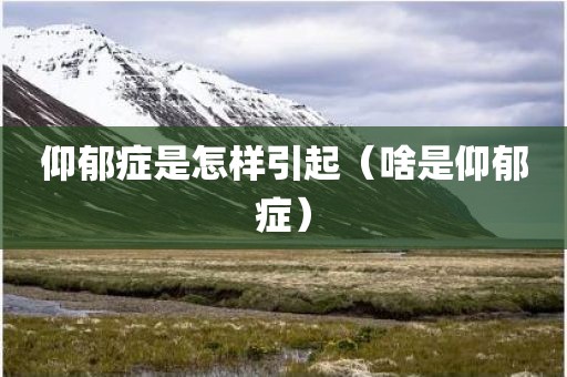 仰郁症是怎样引起(啥是仰郁症) - 图小雯知识