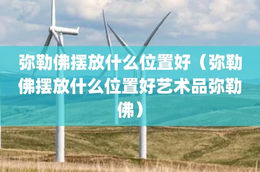 弥勒佛摆放什么位置好（弥勒佛摆放什么位置好艺术品弥勒佛）
