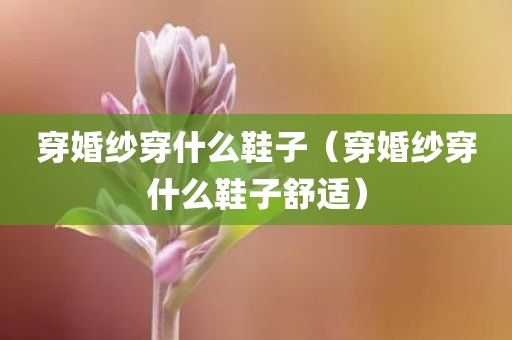 穿婚纱穿什么鞋子（穿婚纱穿什么鞋子舒适）