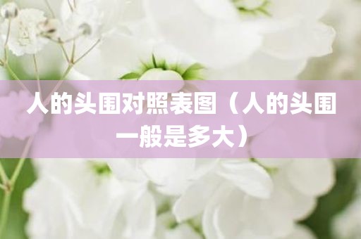 人的头围对照表图（人的头围一般是多大）