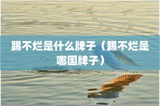 踢不烂是什么牌子（踢不烂是哪国牌子）