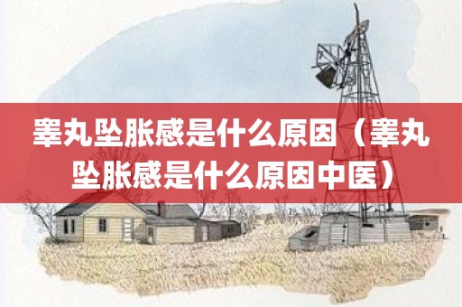 睾丸坠胀感是什么原因（睾丸坠胀感是什么原因中医）