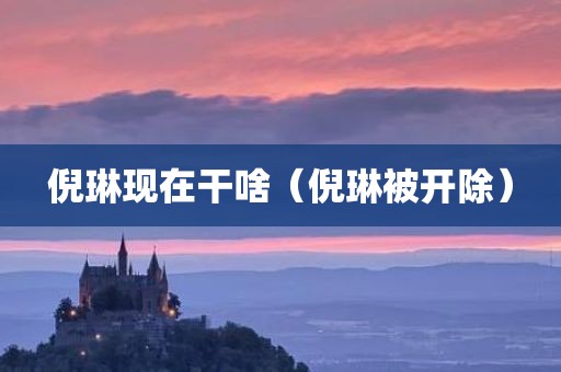 倪琳现在干啥（倪琳被开除）