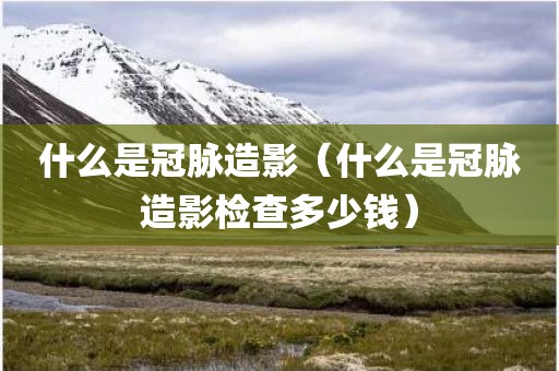 什么是冠脉造影（什么是冠脉造影检查多少钱）