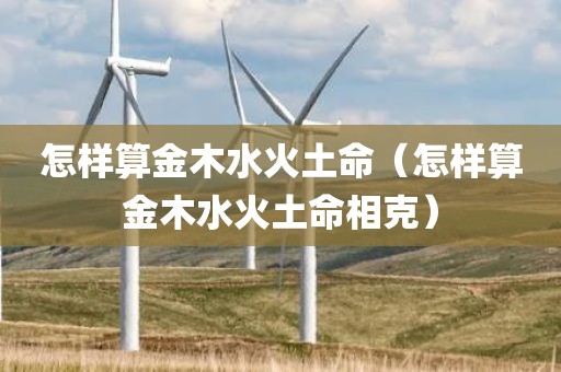 怎样算金木水火土命（怎样算金木水火土命相克）