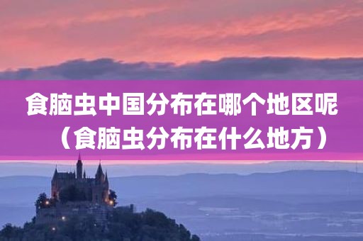 食脑虫中国分布在哪个地区呢（食脑虫分布在什么地方）