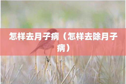 怎样去月子病（怎样去除月子病）