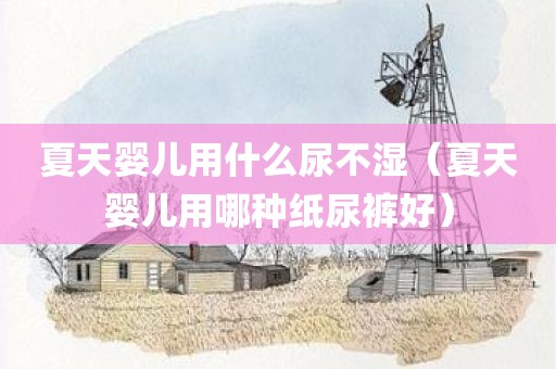 夏天婴儿用什么尿不湿（夏天婴儿用哪种纸尿裤好）