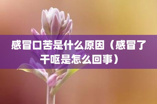 感冒口苦是什么原因（感冒了干呕是怎么回事）