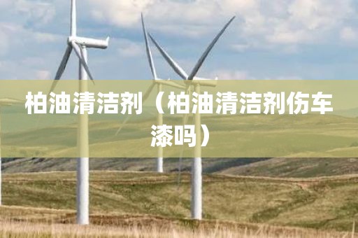 柏油清洁剂（柏油清洁剂伤车漆吗）