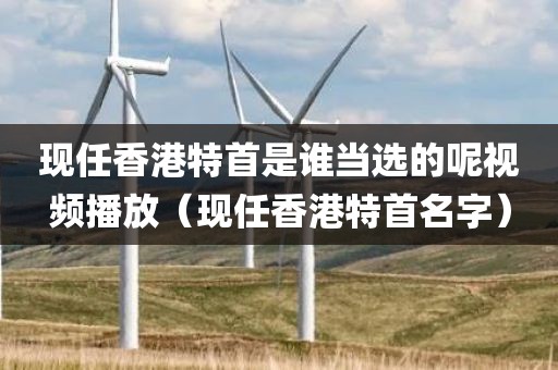 现任香港特首是谁当选的呢视频播放（现任香港特首名字）