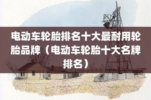 电动车轮胎排名十大最耐用轮胎品牌（电动车轮胎十大名牌排名）