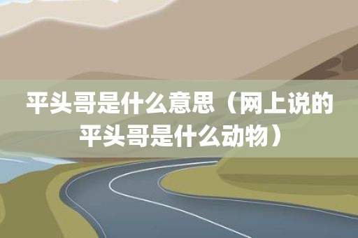 平头哥是什么意思（网上说的平头哥是什么动物）