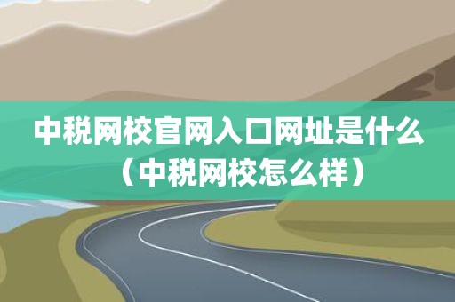 中税网校官网入口网址是什么（中税网校怎么样）