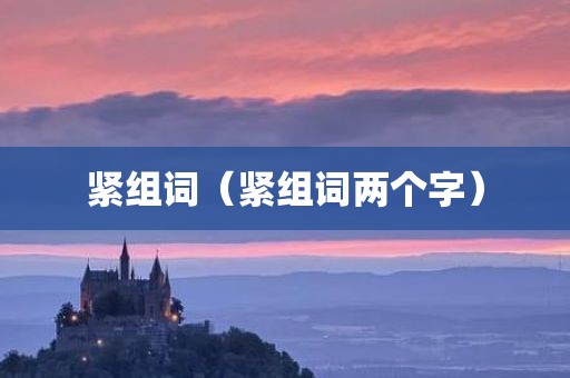 紧组词（紧组词两个字）