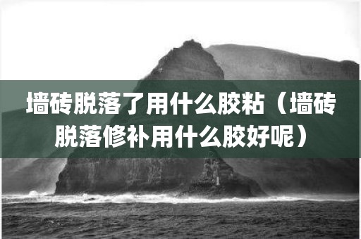 墙砖脱落了用什么胶粘（墙砖脱落修补用什么胶好呢）