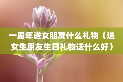 一周年送女朋友什么礼物（送女生朋友生日礼物送什么好）